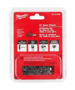 Milwaukee 6" Pruning Saw Chain with 28 Drive Links - 15382018 - Replacement Parts & Accessories