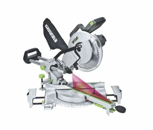 Genesis 10 Inch Cmpd Sliding Miter Saw GMSDR1015LC - Miter Saws - Image 2