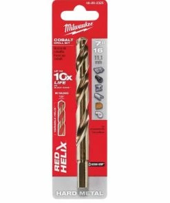 Milwaukee 7/16" Cobalt Red Helix Twist Drill Bit - 48-89-2325 - Drill Bits