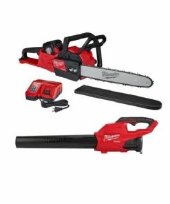 Milwaukee M18 Fuel™ 16" 18-Volt Lithium-Ion Battery Brushless Cordless Chainsaw Kit with M18 GEN II Fuel™ Blower - 2727-21HDP - Other