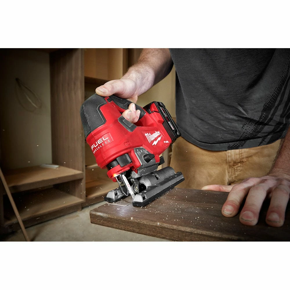 Milwaukee M18 Fuel 18-Volt Lithium-Ion Brushless/Cordless Jig Saw, Bare Tool - 2737-20 - Jigsaws - Image 9