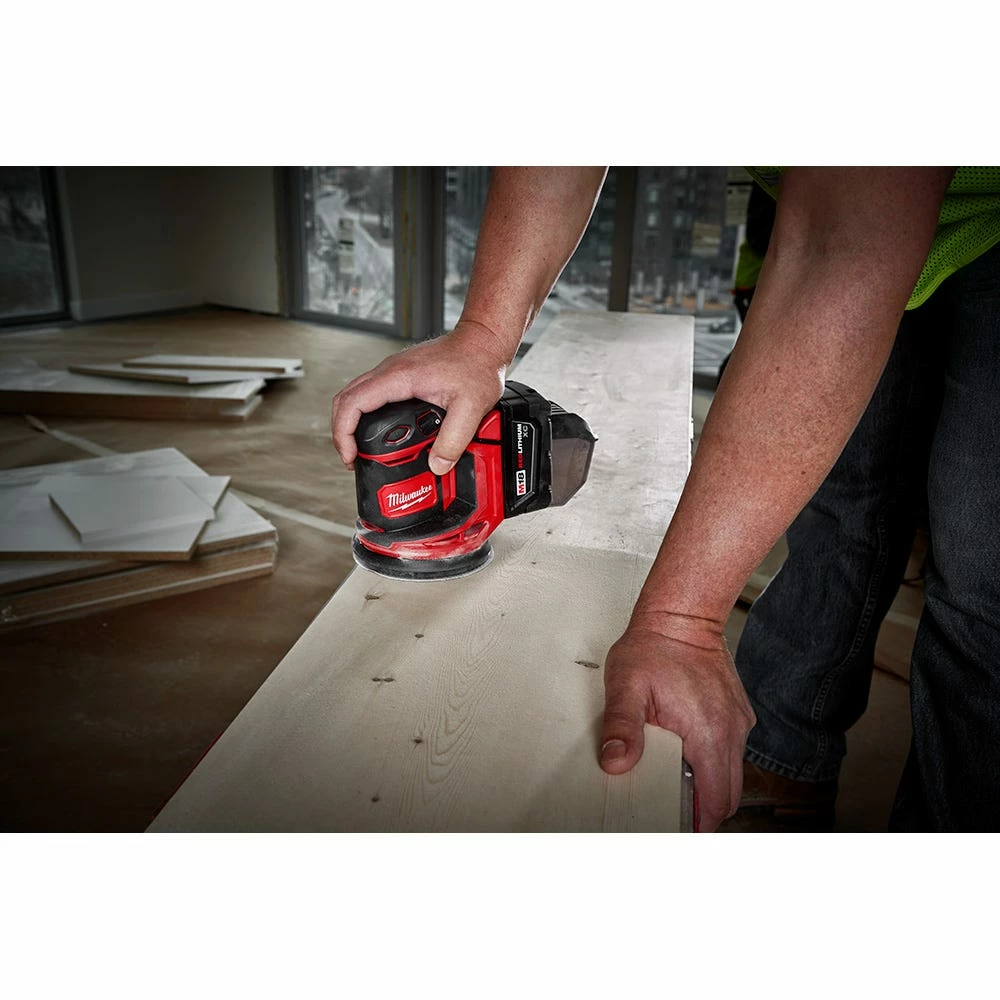 Milwaukee M18 18-Volt Lithium-Ion Cordless 5" Random Orbit Sander, Tool Only - 2648-20 - Other - Image 7