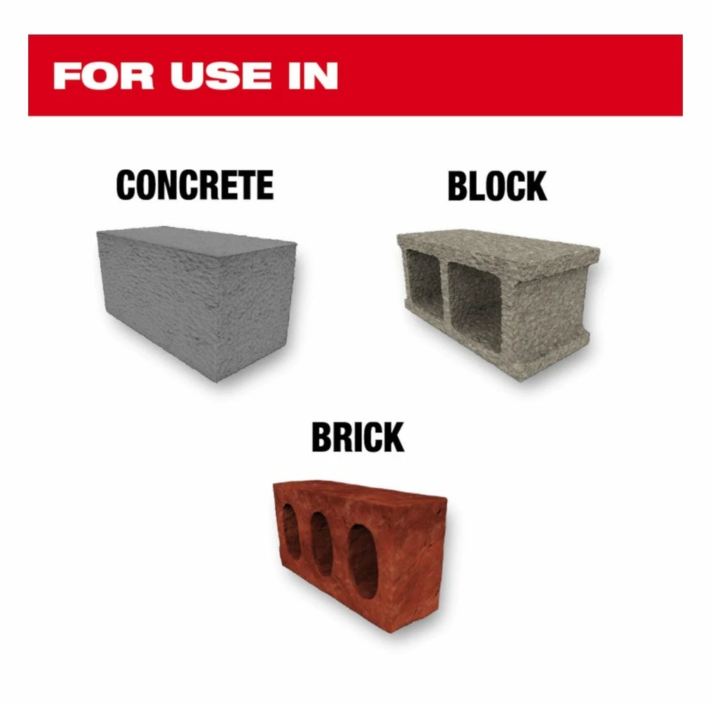 Milwaukee® 3/4" x 4" x 6" Carbide Hammer Drill Bit - 48-20-9045 - Power Tool Accessories - Image 4