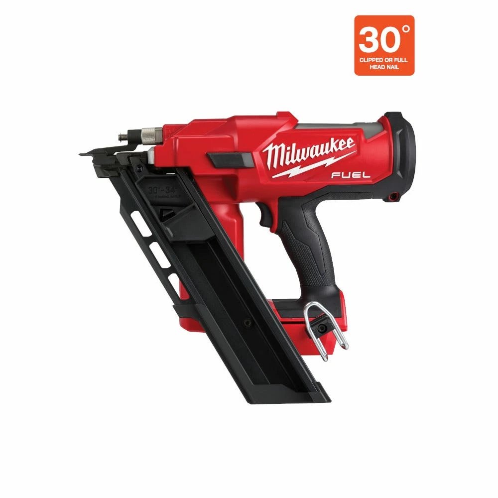 Milwaukee M18 FUELâ„¢ 18-Volt 30-Degree 3 1/2" Lithium-Ion Brushless Cordless Framing Nailer, Tool Only - 2745-20 - Nailers - Image 13