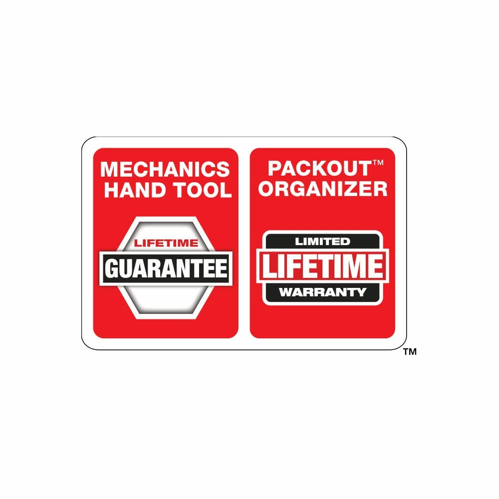 Milwaukee 3/8” Drive Metric Ratchet & Socket Set with Packout Low-Profile Compact Organizer, 32 Piece Set - 48-22-9482 - Other Accessories - Image 11