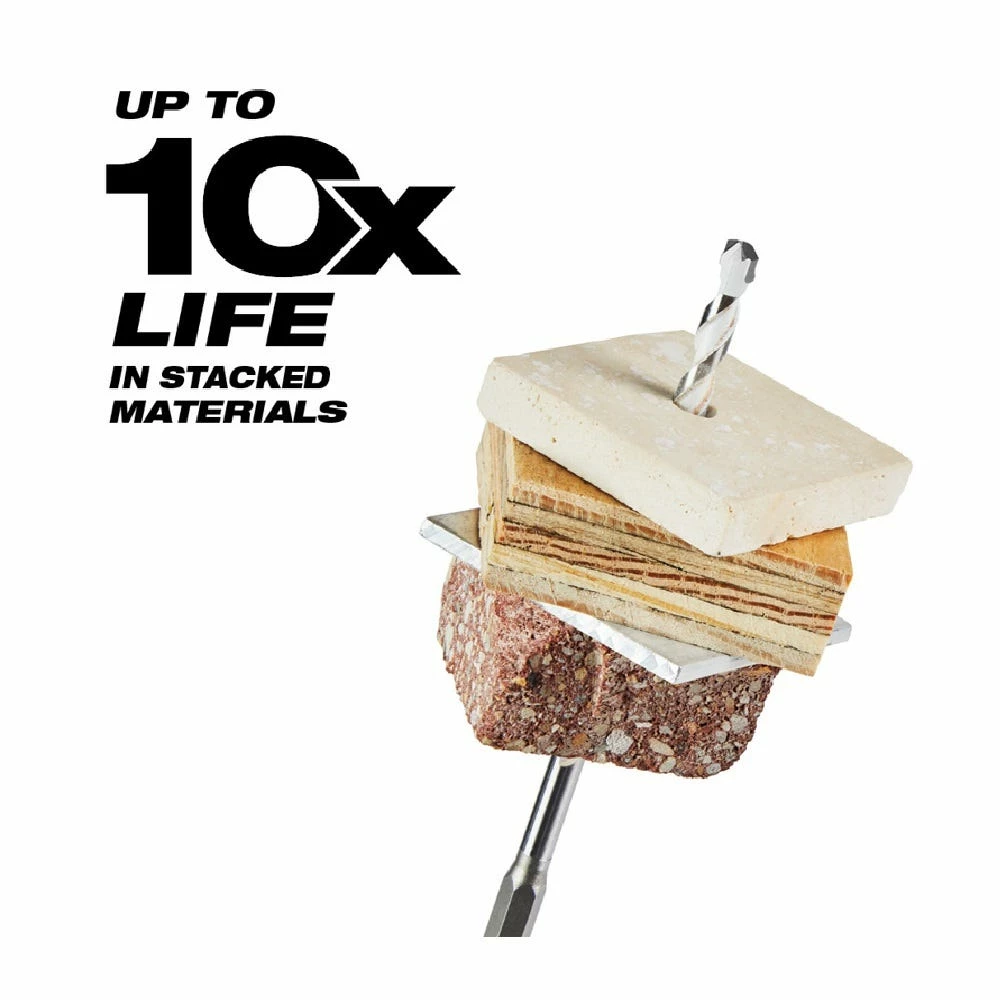 Milwaukee 1/4" x 4" x 6" Shockwave™ Carbide Multi-Material Drill Bit - 48-20-8886 - Power Tool Accessories - Image 4