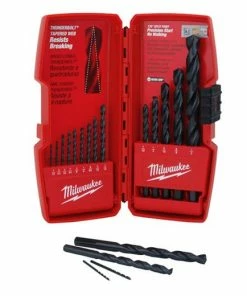Milwaukee Thunderbolt Black Oxide Drill Bit Set, 15 Piece Set - 48-89-2803 - Drill Bits
