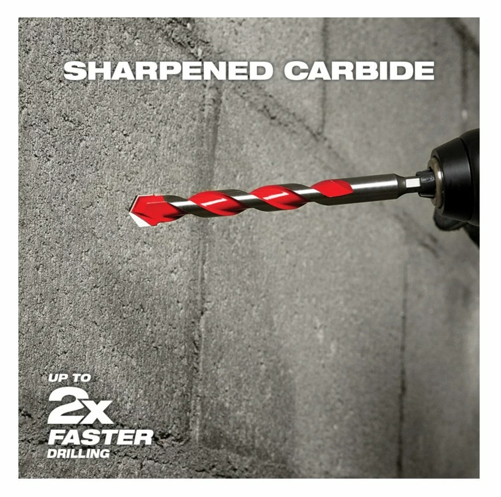 Milwaukee® 3/4" x 4" x 6" Carbide Hammer Drill Bit - 48-20-9045 - Power Tool Accessories - Image 6