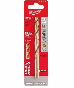 Milwaukee 11/32" Cobalt Red Helix Drill Bit - 48-89-2319 - Drill Bits