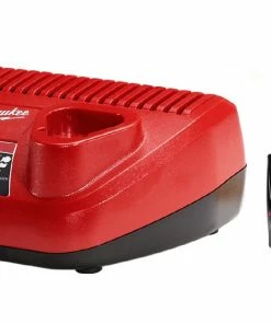 Milwaukee M12 12-Volt Lithium-Ion Compact 2-0 AH Battery Pack and Charger Starter Kit - 48-59-2420 - Batteries & Chargers