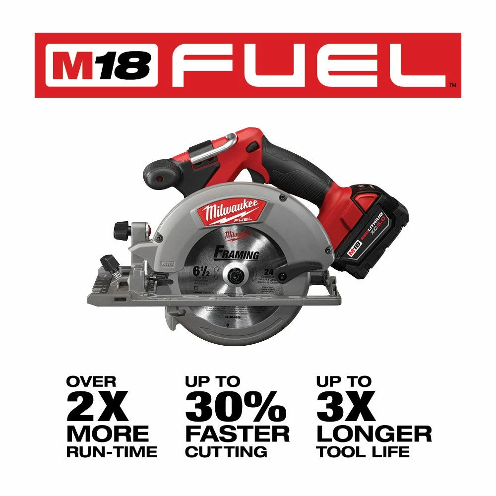 Milwaukee M18 18-Volt Lithium-Ion Brushless Cordless 6-1/2" Circular Saw, Tool Only - 2730-20 - Other - Image 14