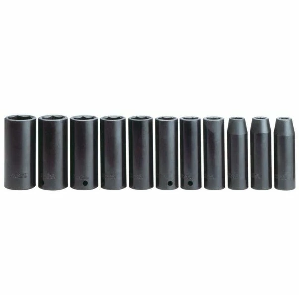 Powermate Air Tool 1/2" Impact Metric Socket Set - 024-0087CT - Sockets & Socket Sets - Image 2