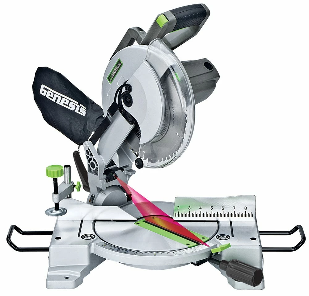 Genesis 10 Inch Cmpd Miter Saw with Laser GMS1015LC - Miter Saws - Image 3