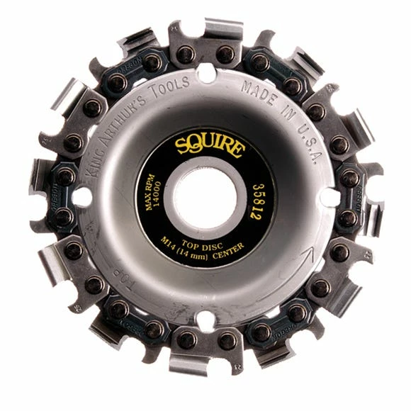 King Arthurs Tools Squire 12 Tooth Chain Saw Cutter 35812 - Benchtop Accessories - Image 2