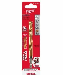 Milwaukee Shockwave 27/64" Titanium Drill Bit - 48-89-4624 - Drill Bits