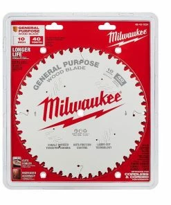 Milwaukee 10 Inch 40T General Purpose Circular Saw Blade 48-40-1024 - Circular Saw Blades