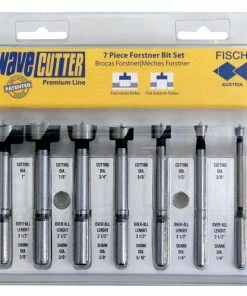 Fisch Wave Cutter Forstner Bit Set, 7 Piece Set - FSA- 280323 - Replacement Parts & Accessories