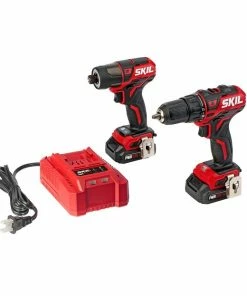 Skil PWR CORE 12™ Brushless 12V Drill Driver & Impact Driver Kit With PWR CORE™ Charger CB736701 - Air Tools