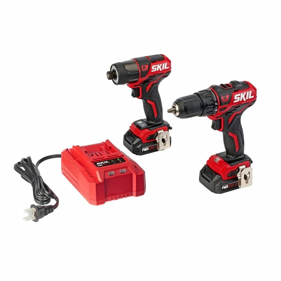 Skil PWR CORE 12™ Brushless 12V Drill Driver & Impact Driver Kit With PWR CORE™ Charger CB736701 - Air Tools