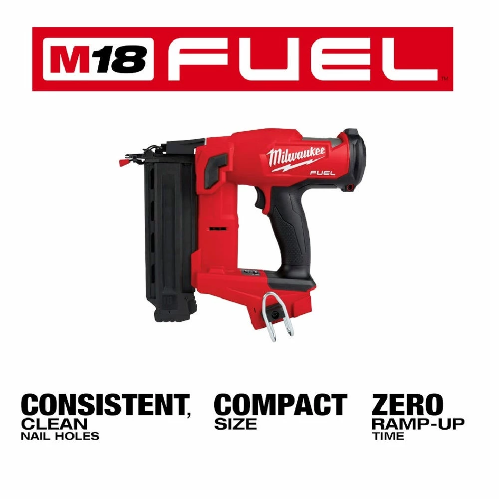 Milwaukee M18 FUEL™ 18 Volt Lithium Ion Brushless Cordless 18 Gauge Brad Nailer - 2746-20 - Nailers - Image 5