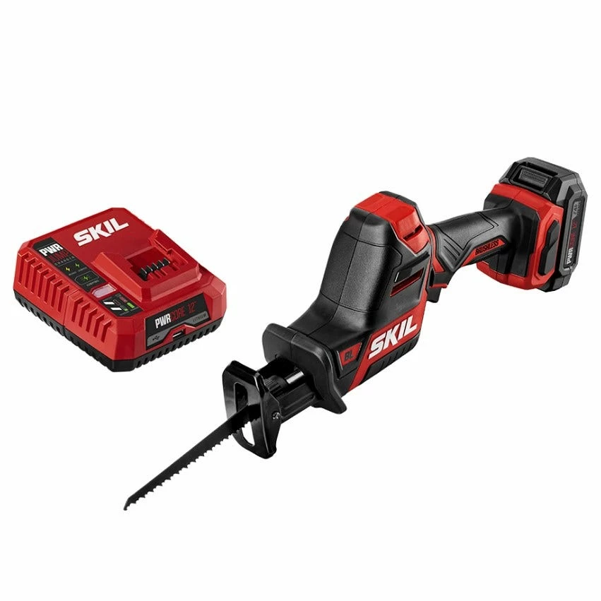 Skil PWR CORE 12™ Brushless 12V Compact Reciprocating Saw With PWR JUMP™ Charger RS582802 - Recipricol Saws
