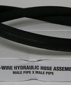 Royal Brass Hydraulic Hose Assembly 1/4 Inch ID x 36 Inch - 1/4X36-BAX - Wiring Accessories