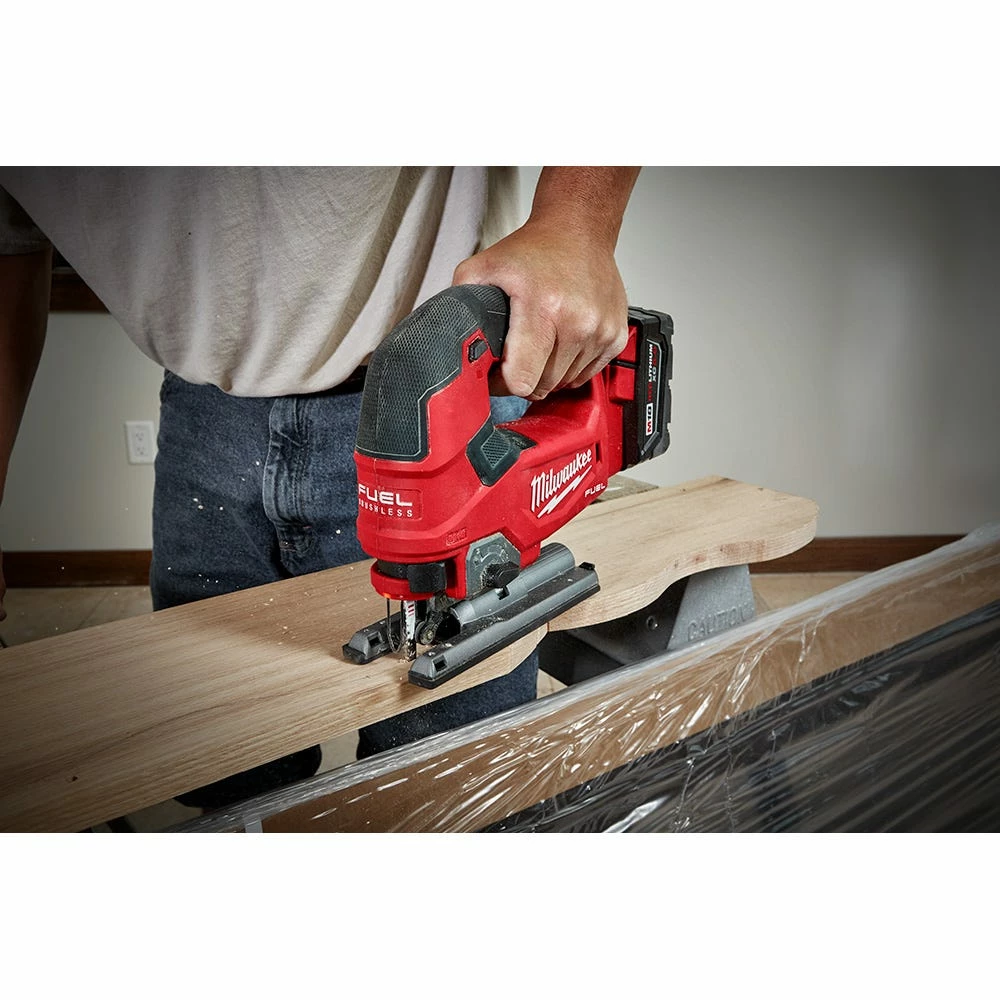 Milwaukee M18 Fuel 18-Volt Lithium-Ion Brushless/Cordless Jig Saw, Bare Tool - 2737-20 - Jigsaws - Image 10